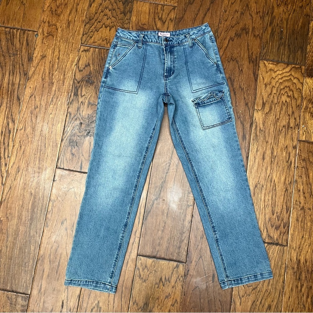 Juicy couture women’s Florence couture foil med wash jeans